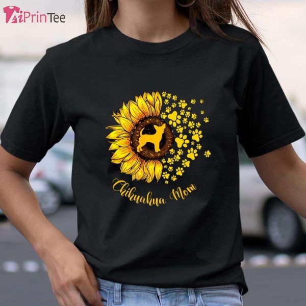 Dog Mom Sunflower Chihuahua T-Shirt – Best gifts your whole family