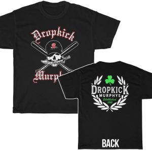 Dropkick Murphys Skull Wearing Ball Cap Shirt