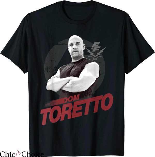 Fast And Furious T-shirt Dom Toretto Lovers Cool Racer Movie