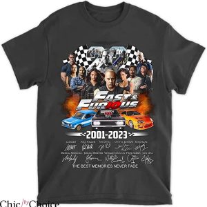 Fast And Furious T-shirt Dominic 20th Anniversary Awesome