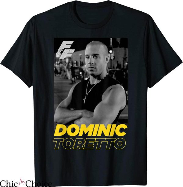 Fast And Furious T-shirt Dominic Toretto Portrait Cool Racer