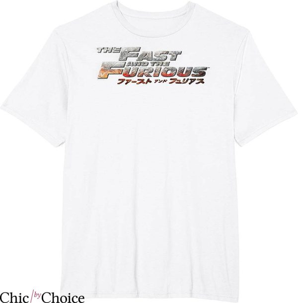 Fast And Furious T-shirt Tokyo Drift Kanji Movie Poster
