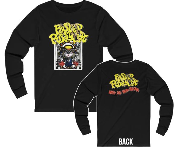 Faster Pussycat 1989 Wake Me Up When It’s Over Long Sleeved Tour Shirt