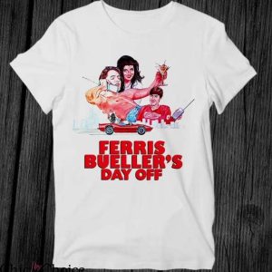 Ferris Bueller T Shirt Music Fashion Top Vintage Retro
