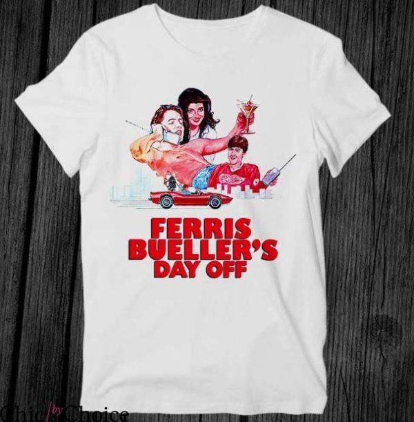 Ferris Bueller T Shirt Music Fashion Top Vintage Retro