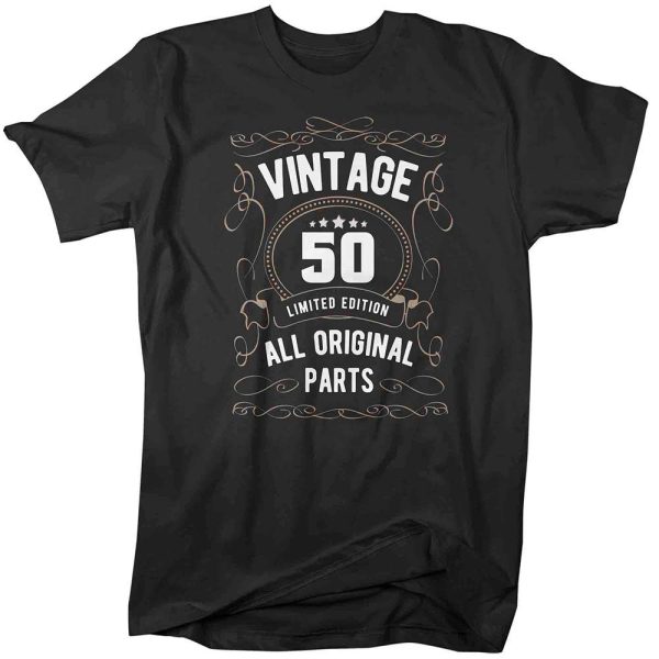 Fiftieth Birthday Shirt Vintage Original 50th Birthday Gift Ideas T-Shirt – Best gifts your whole family