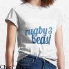 Front Row Rugby T-shirt Rugby Lover 3 Beast Typography
