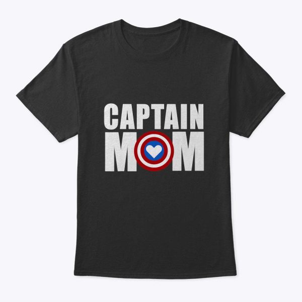 Funny Captain Mom Superhero Mother’s Day T-Shirt