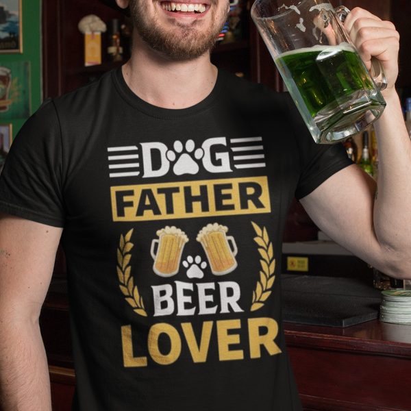 Funny Dog Father Beer Lover Shirt