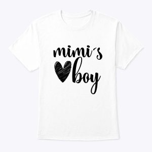 Funny Matching Mimi Boy For Grandma Whit Boy Mother’s Day T-Shirt