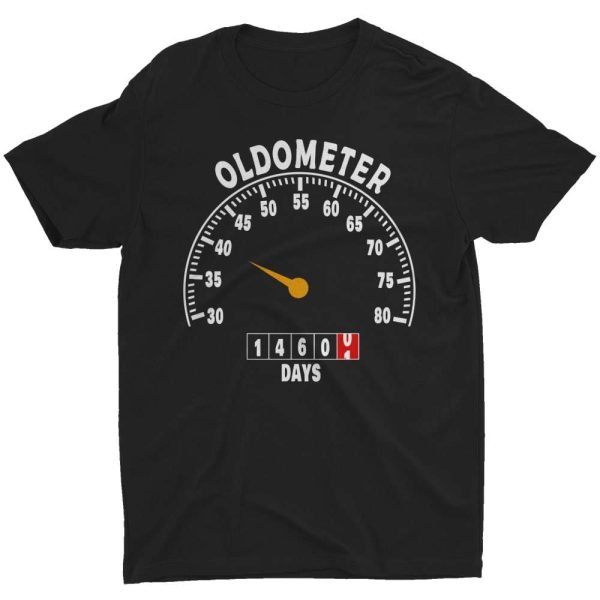 Funny Oldometer Speedo 40th Birthday Gift Ideas T-Shirt – Best gifts your whole family