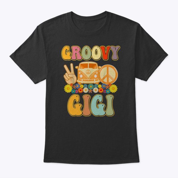 Groovy Gigi Retro Matching Family Baby Shower Mother’s Day T-Shirt