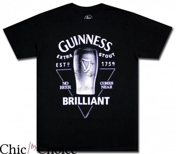 Guinness Beer T-shirt Guinness Extra Stout Est 1759 No Beer