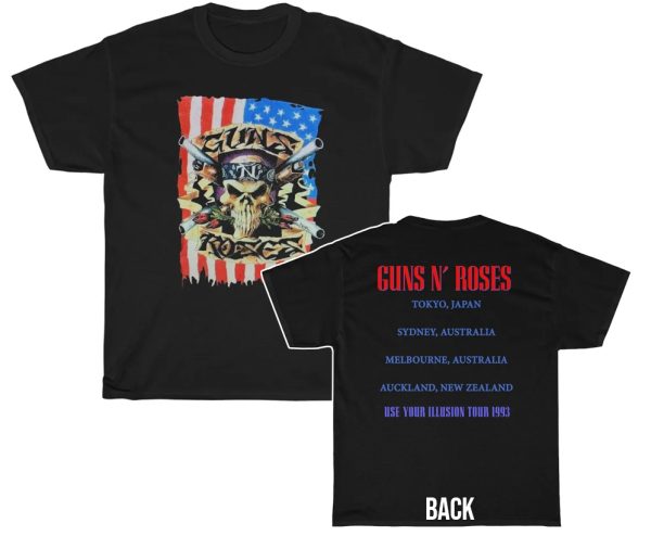 Guns ‘N Roses 1993 Use Your Illusion World Tour Shirt