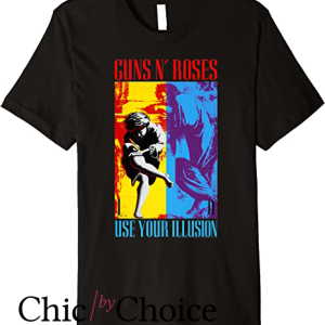 Guns N Roses T Shirt Illusions Tour Premium