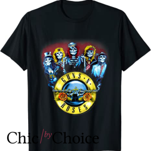 Guns N Roses T Shirt Skeletons & Bullets