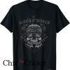 Guns N Roses T Shirt Skull Guns Bandanna