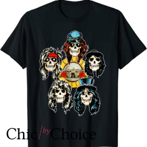 Guns N Roses T Shirt Skull Heads