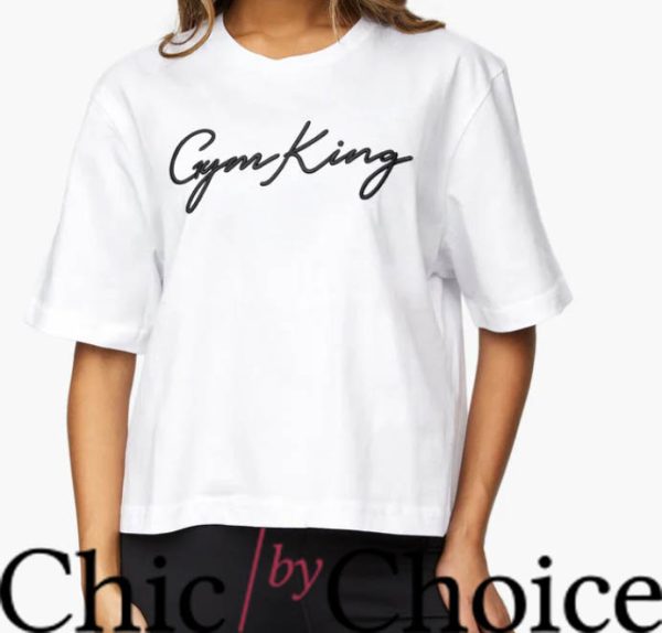 Gym King T-Shirt Gym King Script T-Shirt Trending