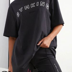 Gym King T-Shirt Dark Pewter Shadow BF Tee Trending