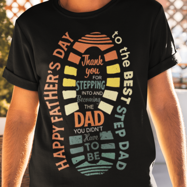 Happy Father’s Day To The Best Stepdad Shirt