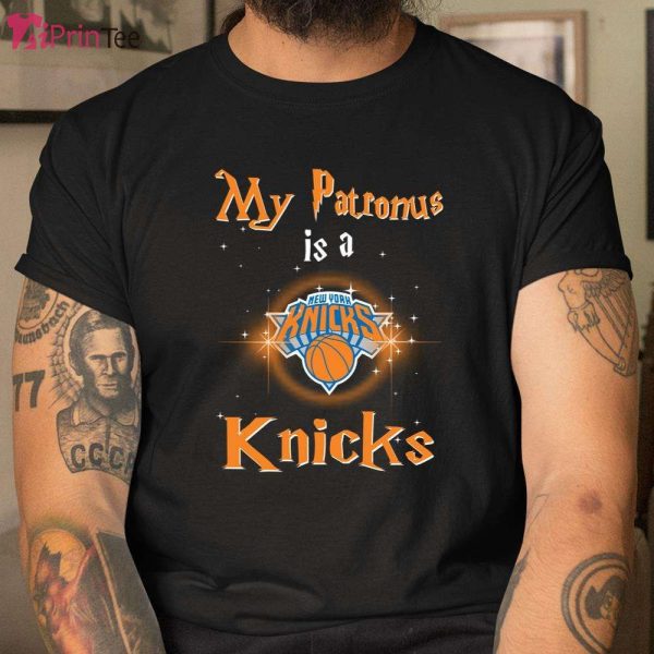 Harry Potter My Patronus Is A New York Knicks T-Shirt – Best gifts your whole family