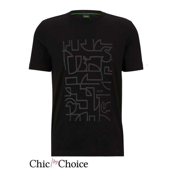 Hugo Boss T Shirt Seasonal Graphic Print