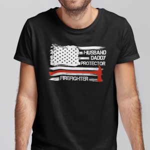 Husband Daddy Protector Firefighter Shirt
