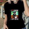 I Love Coffee and My Rottie Mom Dad Rottweiler Dog Owner T-Shirt – Best gifts your whole family