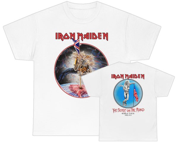 Iron Maiden 1982-83 The Beast On The Road Tour Shirt