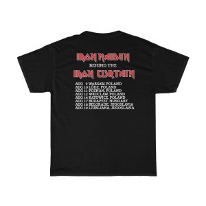 Iron Maiden 1984 Behind The Curtain Eastern European Tour Shirt