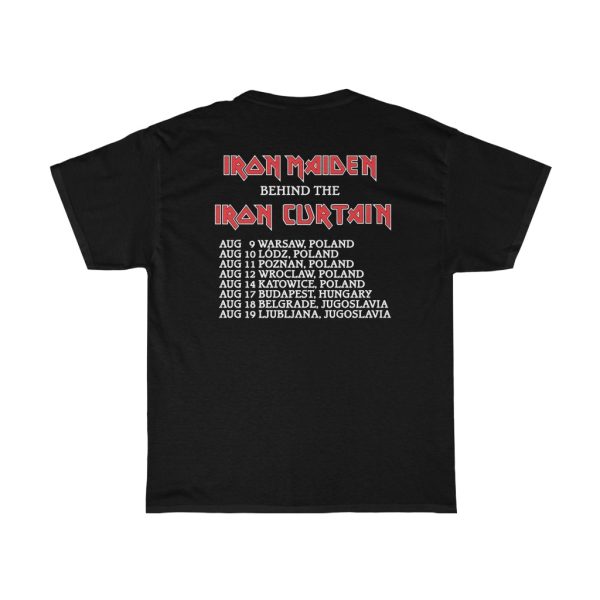 Iron Maiden 1984 Behind The Curtain Eastern European Tour Shirt
