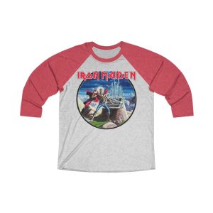 Iron Maiden 1986 Phantom of the Opera Unisex 34 Sleeve Baseball Tee 7