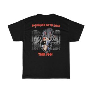 Iron Maiden 1991 No Prayer On The Road Tour Shirt