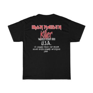 Iron Maiden Killer World Tour 1981 Shirt