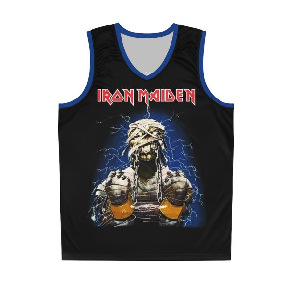 Iron Maiden Powerslave All Over Print Basketball Jersey