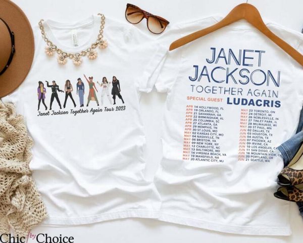 Janet Jackson T Shirt Janet Jackson 2023 Tour Merch