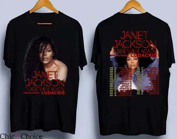 Janet Jackson T Shirt Janet Jackson 2023 Tour T Shirt