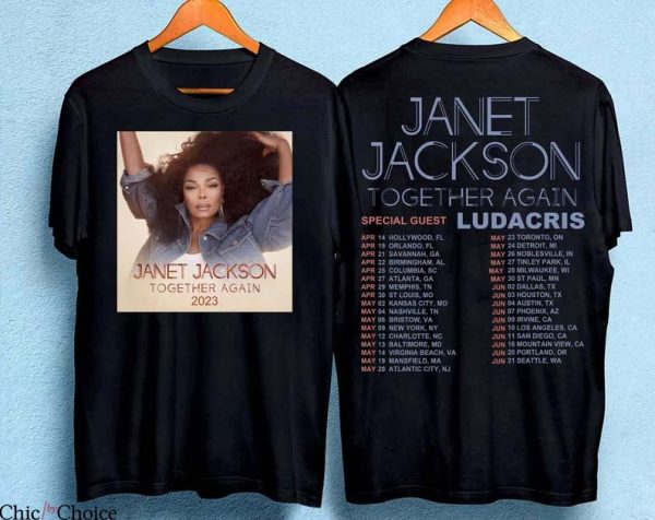 Janet Jackson T Shirt Music Tour 2023 Gift For Lover