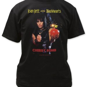 Joan Jett T-shirt Cherry Bomb Best Song Of Rock Blackhearts