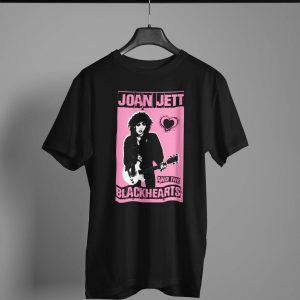 Joan Jett T-shirt Cool Joan With Guitar Queen Of Rock N Roll