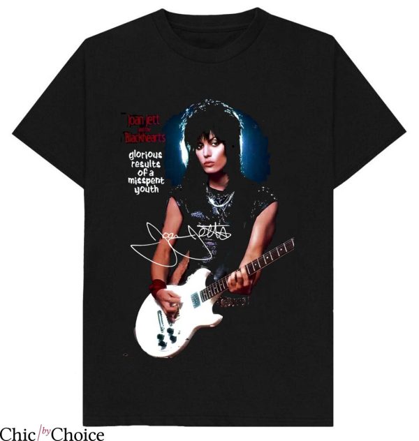 Joan Jett T-shirt Glorious Results Of A Misspent Youth Rock