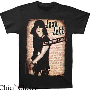 Joan Jett T-shirt My Bad Reputation Blackhearts Vintage Rock
