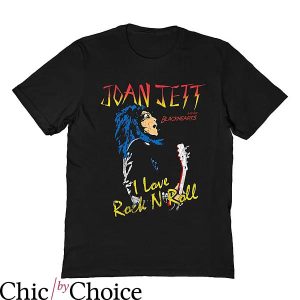Joan Jett T-shirt Queen Of Rock N Roll Blackhearts Painting