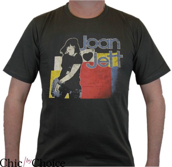 Joan Jett T-shirt Queen Of Rock N Roll Blackhearts Vintage