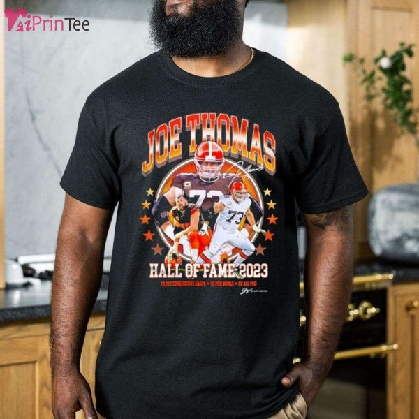 Joe Thoma Cleveland Browns Hall Of Fame 2023 T-Shirt – Best gifts your whole family