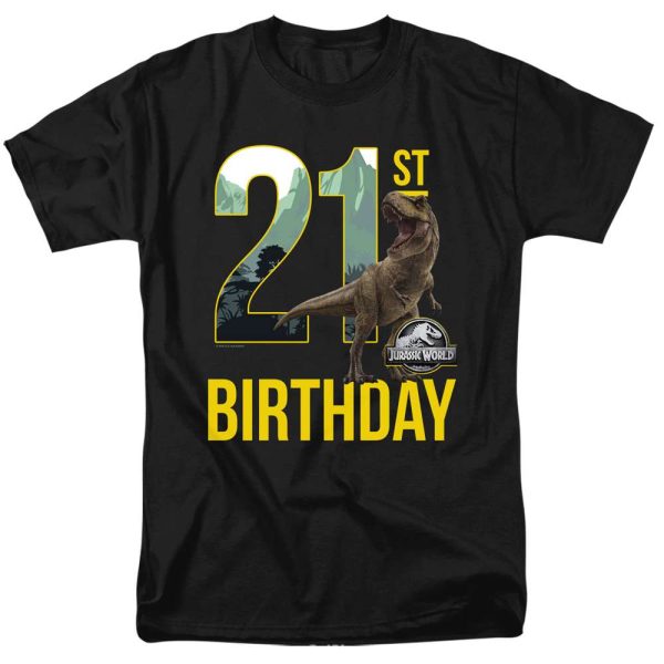 Jurassic World 21st Birthday T-Rex T-Shirt, 21st Birthday Gift Ideas – Best gifts your whole family