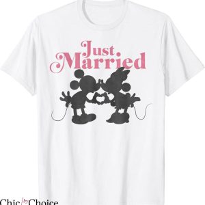Just Married T-shirt Disney Mickey And Minnie Just Married
