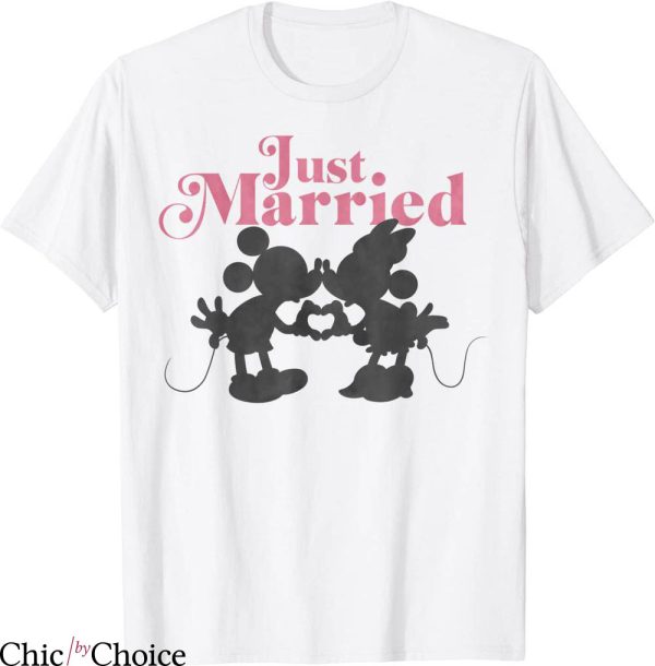 Just Married T-shirt Disney Mickey And Minnie Just Married