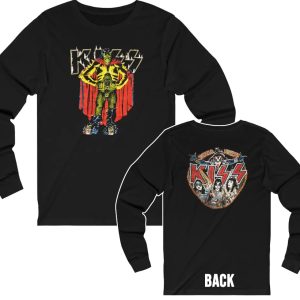 KISS 1977 World Tour Long Sleeved Lot Shirt – Revered Images